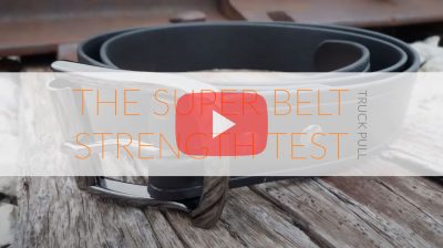 The Invincible Super Belt Strength Test Truck Pull Will Not Stretch No Stitches Strong Indestructible Mens Belts American Made youtube