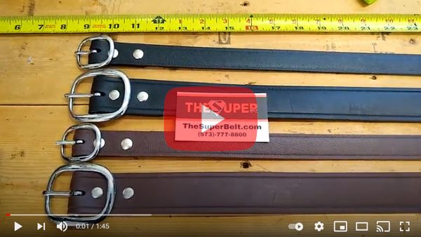Indestructible Super Belt Strongest Work Belt Won't Stretch or Break No Stitches Strong Indestructible Mens Belts American Made Best Leather Nylon Roll Guns Firearms Conceal Carry youtube